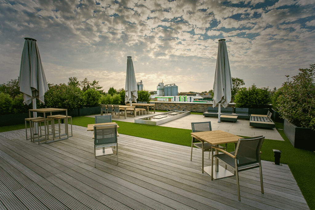 Dachterrasse der Digital Life Sciences GmbH