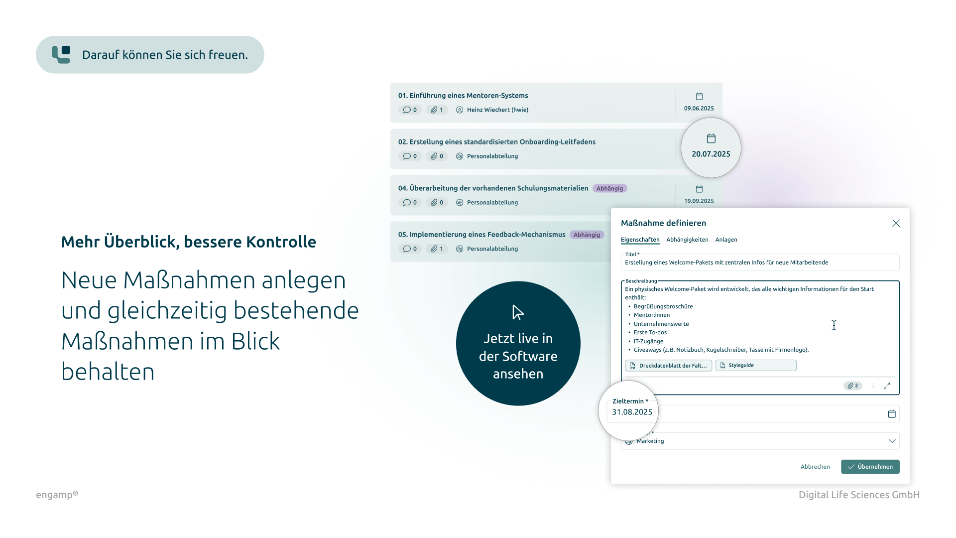Mehr Überblick, bessere Kontrolle