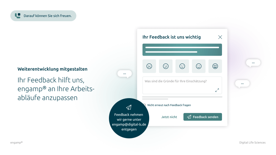Weiterentwicklung mitgestalten